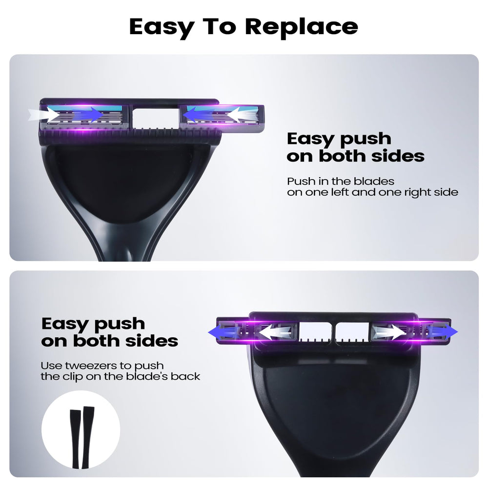 ETbyto back shaver supports wet or dry use for flexibility