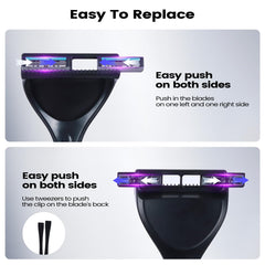 ETbyto back shaver supports wet or dry use for flexibility