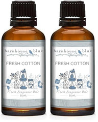 Eternal Essence Oils Barnhouse Blue Fresh Cotton fragrance bottle for candles and diffusers, delivering a clean, airy aroma.