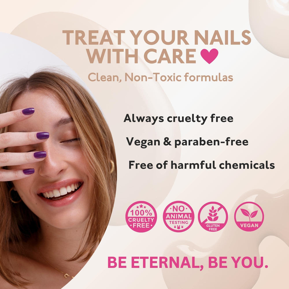 Eternal ET VOILA vegan cruelty-free formulation highlighted for clean beauty.