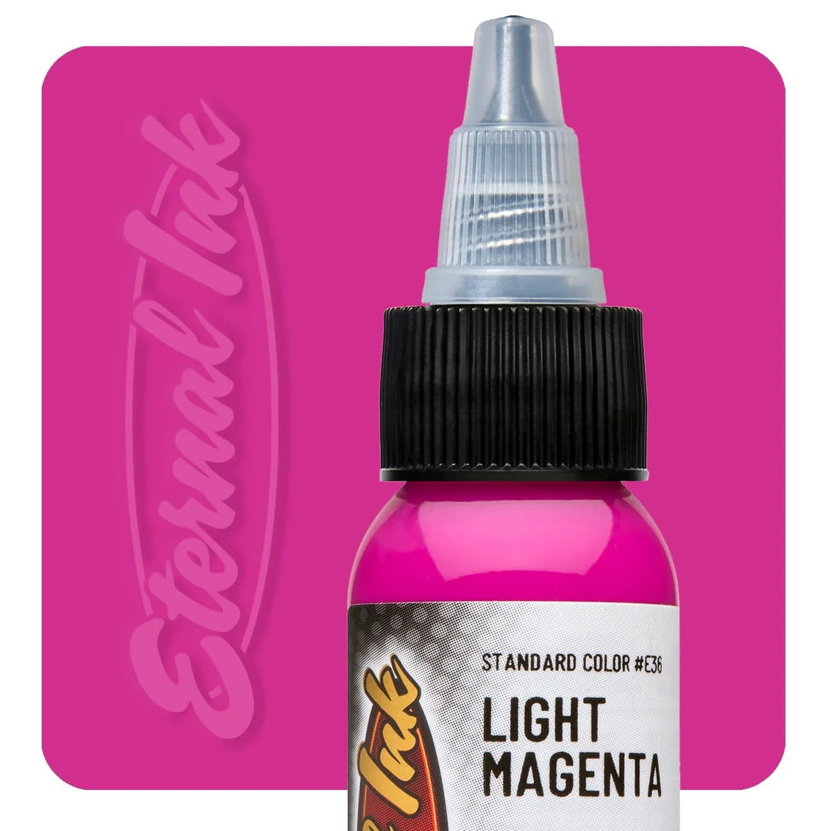 Eternal Ink Light Magenta 1oz bottle showing bright true color for highlights.