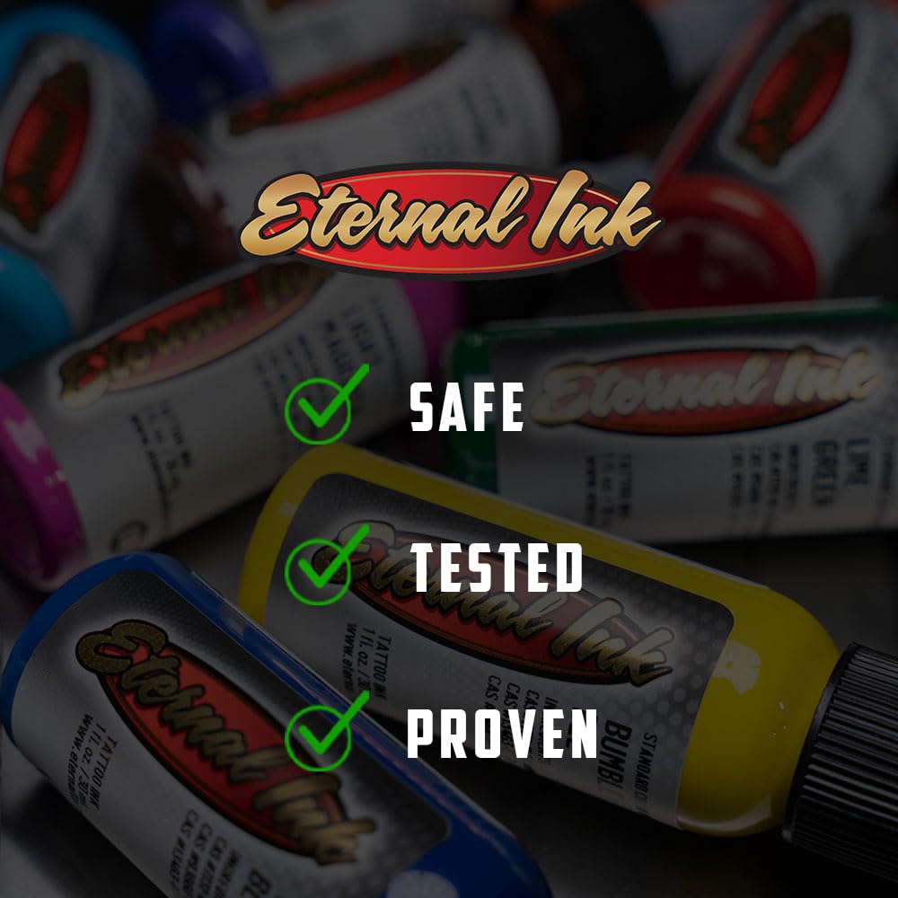 Eternal Ink Light Magenta studio setup inspiring professional tattoo artists.