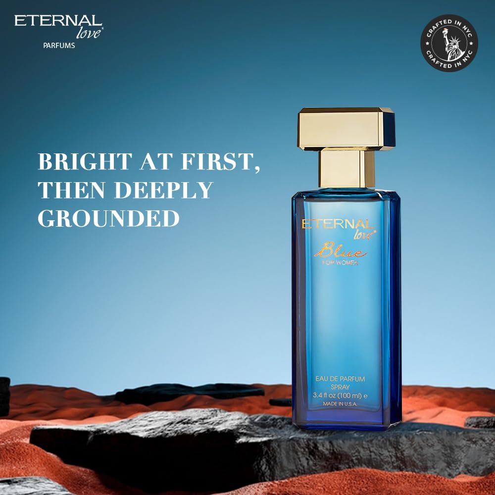Eternal Love Blue bottle spray pour, easy application and even aroma release