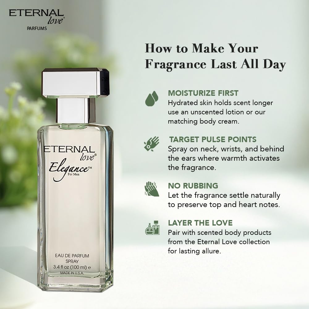 Eternal Love Elegance packaging on an elegant box for gifting and premium feel.