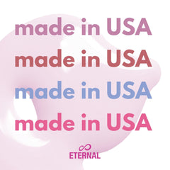 Eternal pastel coral swatch adds warm, vibrant touch to nails.