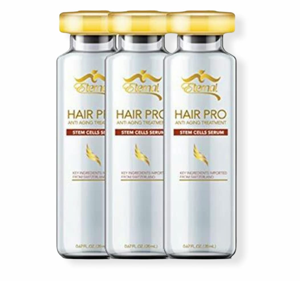 Eternal Spirit Beauty Hair Pro Swiss Stem Cells Serum ampoule bottle for scalp nourishment