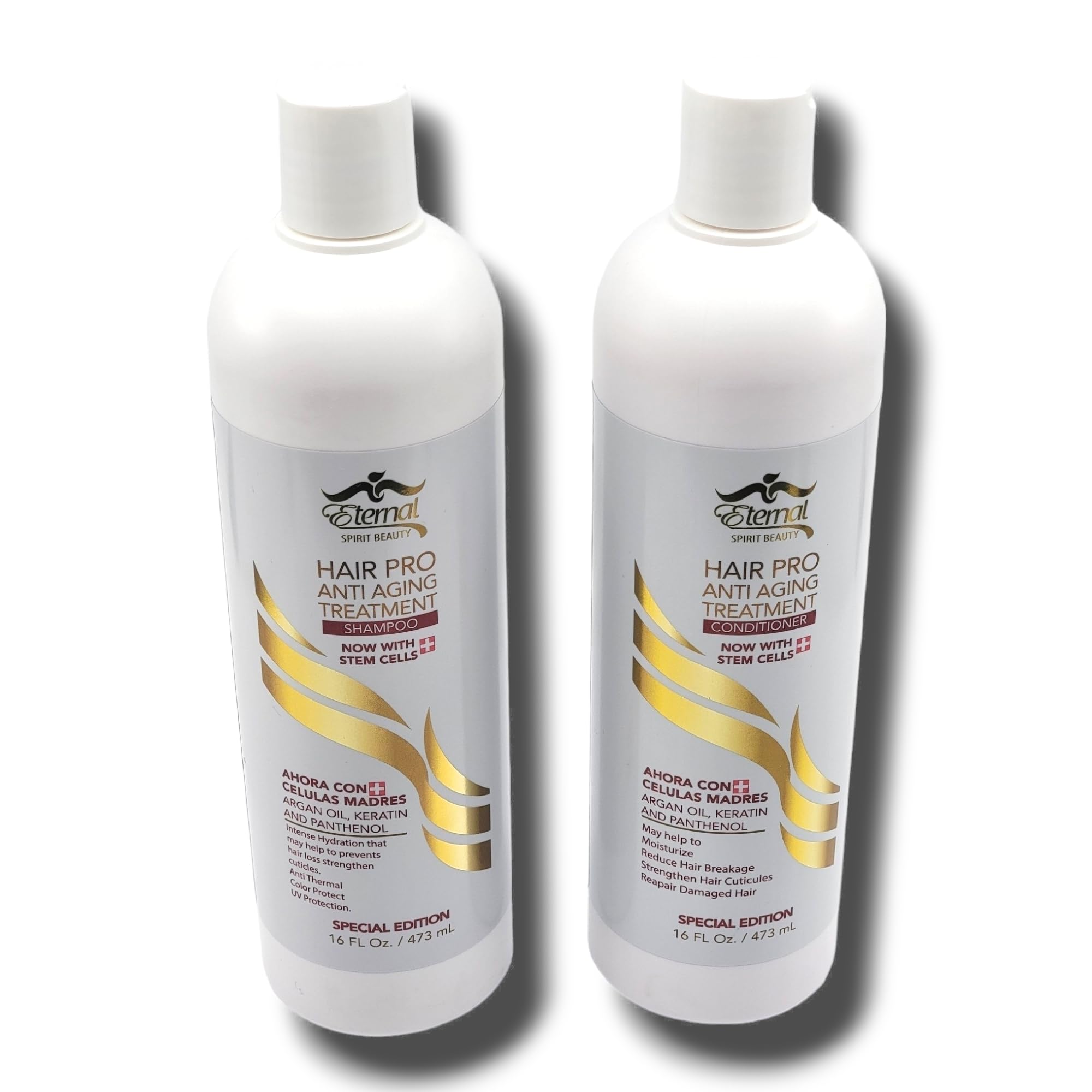 Eternal Spirit Hair Pro bundle packshot; convenient duo for revitalized hair.