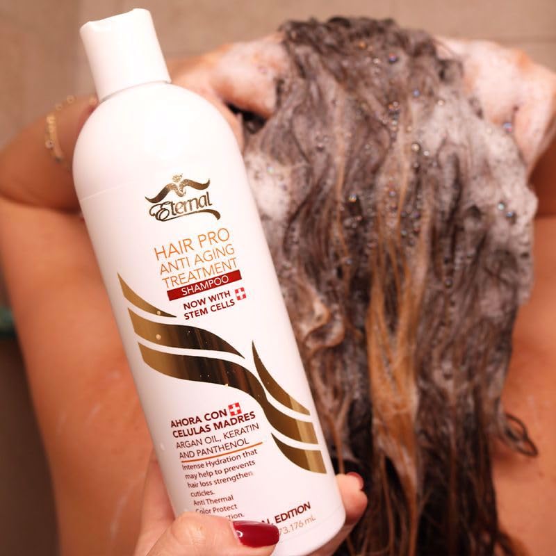 Eternal Spirit Hair Pro packaging showcases premium care in a recyclable box.