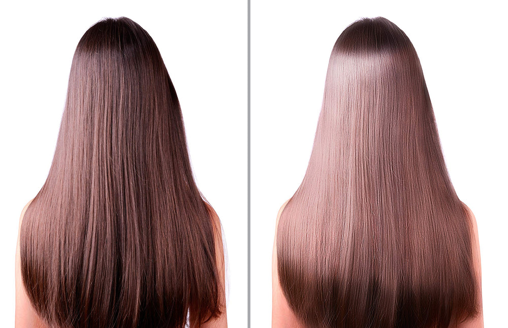 Ethereal Nature hair oil provides shiny, soft results.