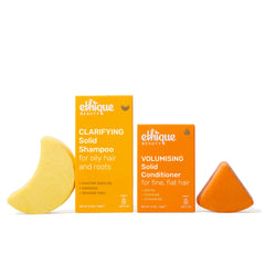 Ethique clarifying shampoo bar ready for a deep cleanse and oil control on oily hair.