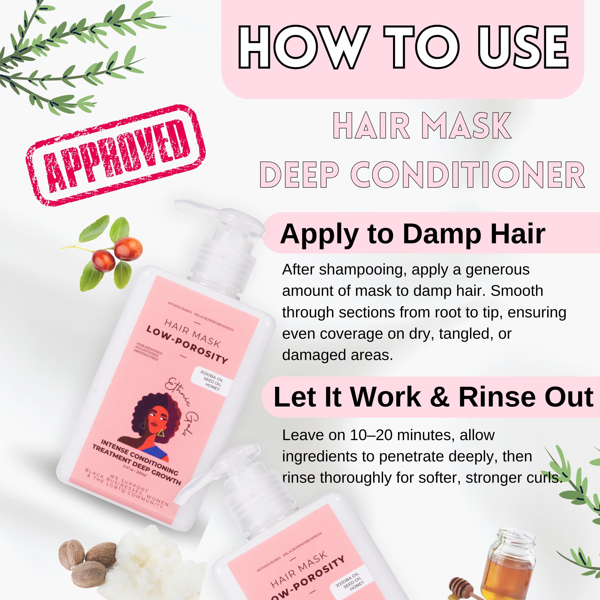 Ethnic Gals first-use results suggest smoother, more manageable hair
