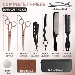 Ethyxe hair comb in rose gold for detangling and sectioning