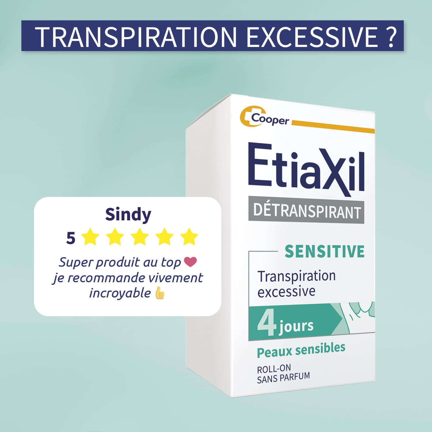 Travel-friendly Etiaxil 15ml roll-on packaging