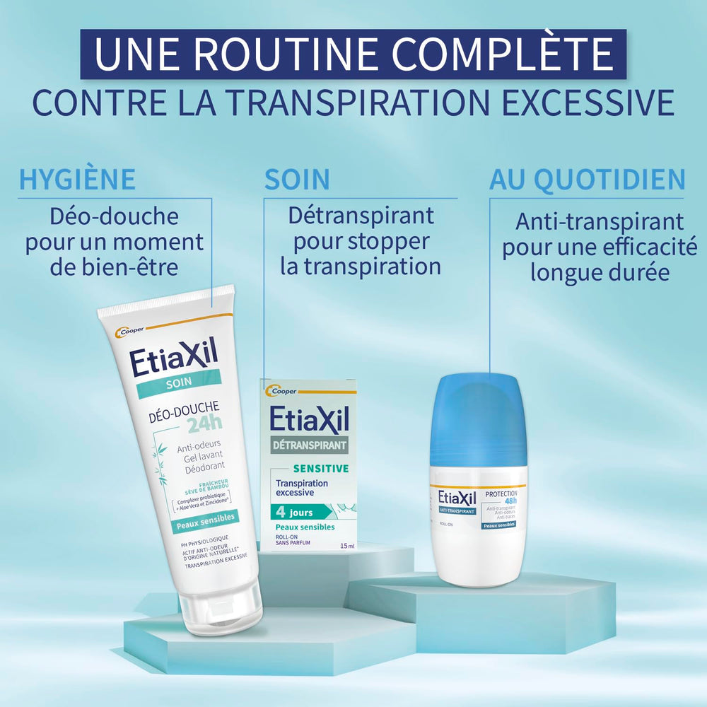 Etiaxil daily-use routine photo encourages consistent protection.