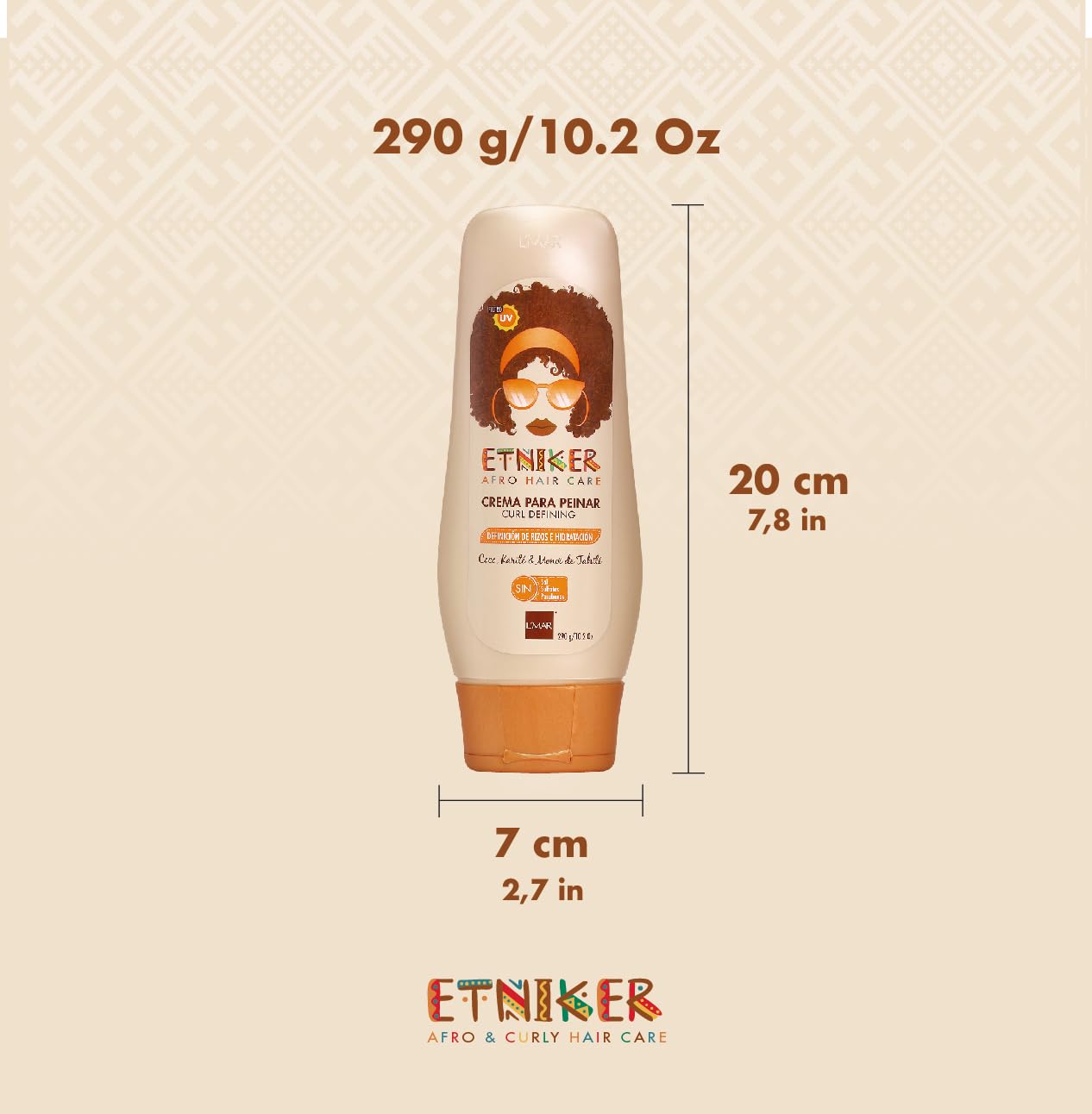 ETNIKER packaging box label showcases sustainable design and brand you can trust.
