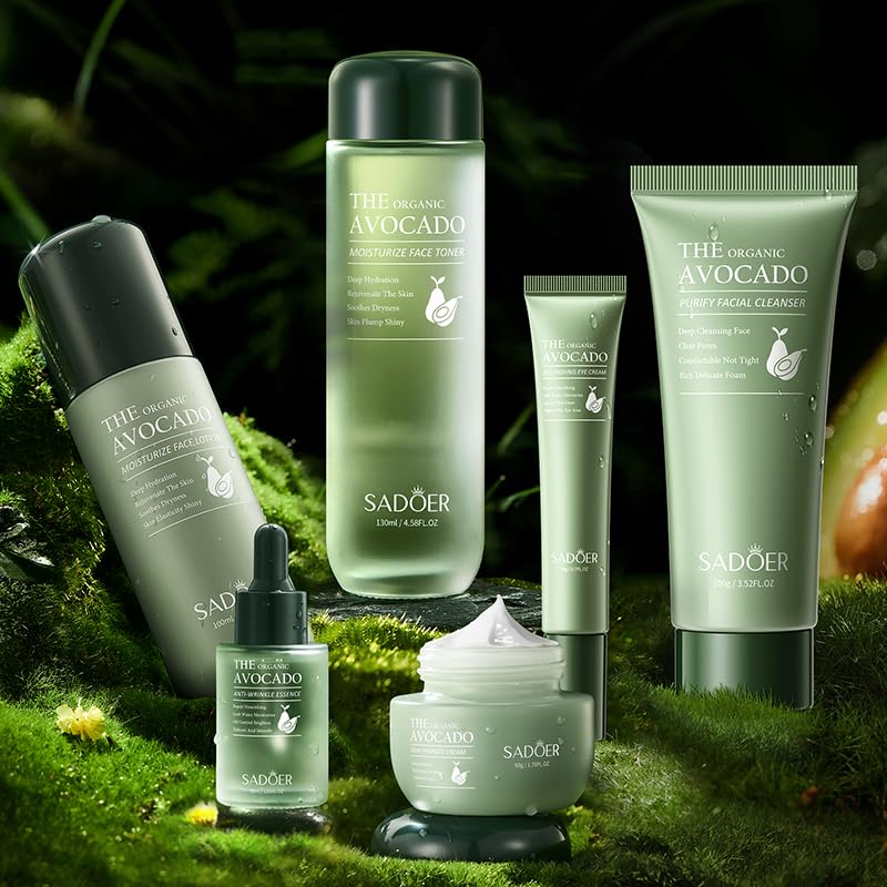 Etuanxi Avocado Facial Mask 5pcs delivers a comforting moisture boost.