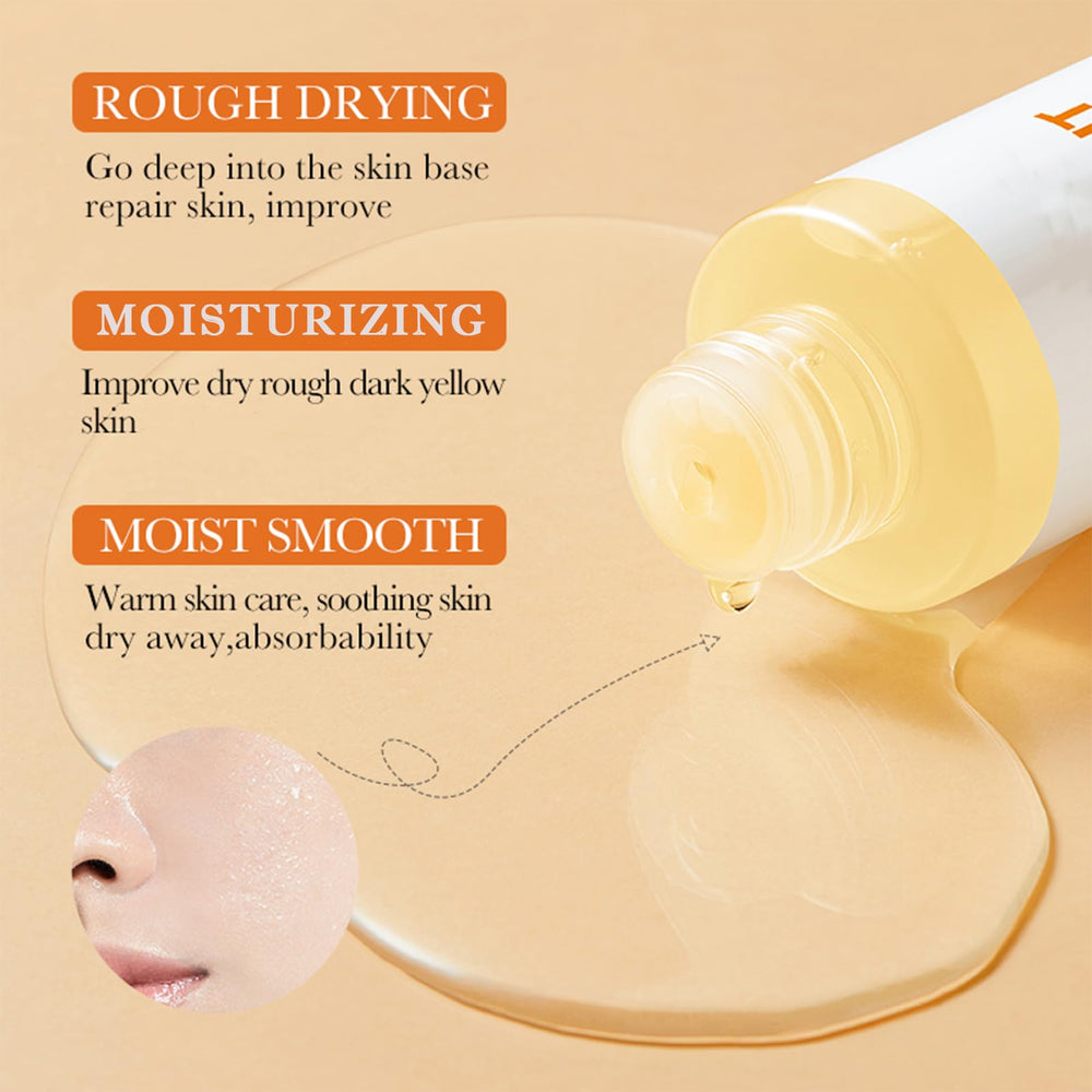 Etuanxi turmeric toner bottle promoting balanced moisture and refined pores.