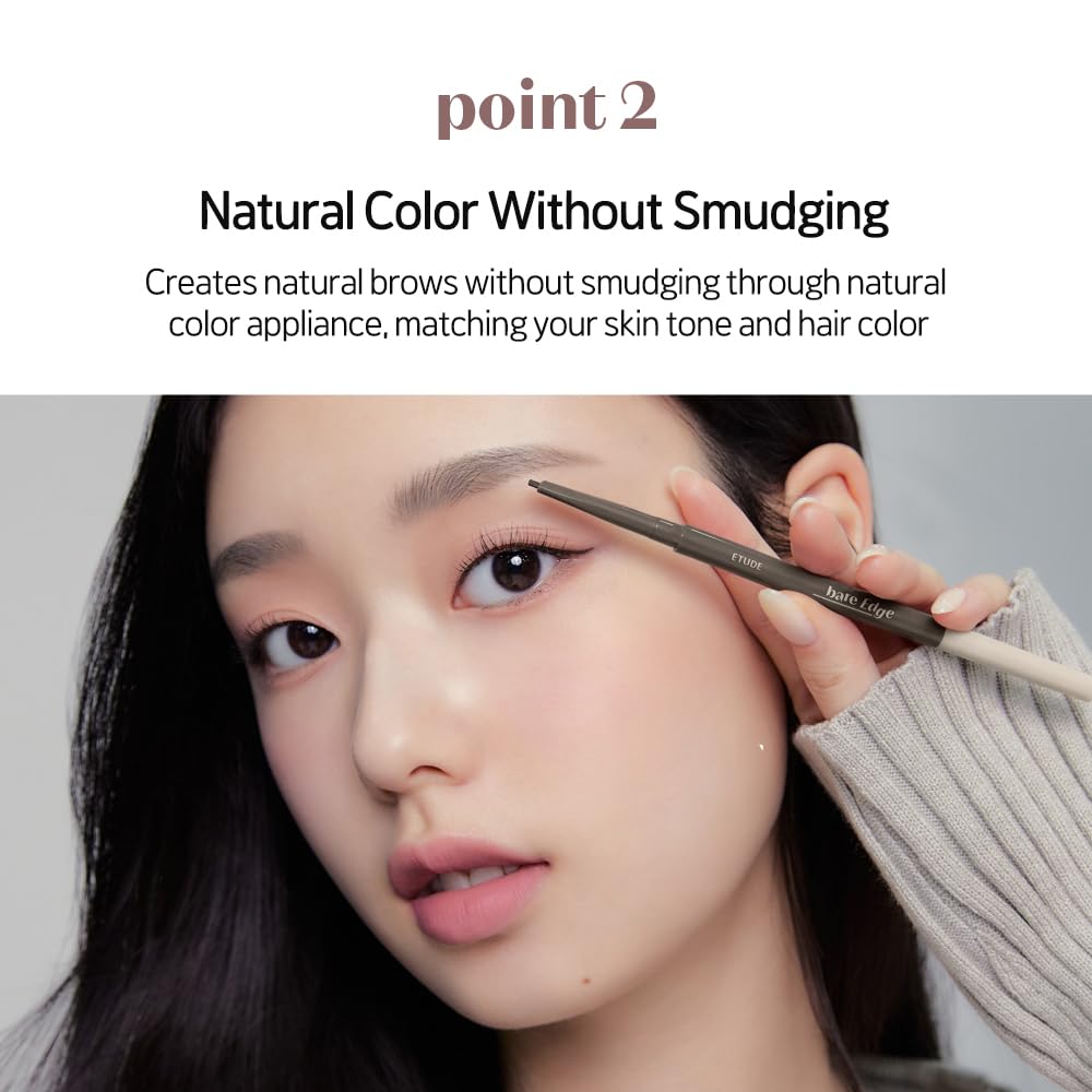 ETUDE 3D hexagon shape aids slim, delicate drawing.