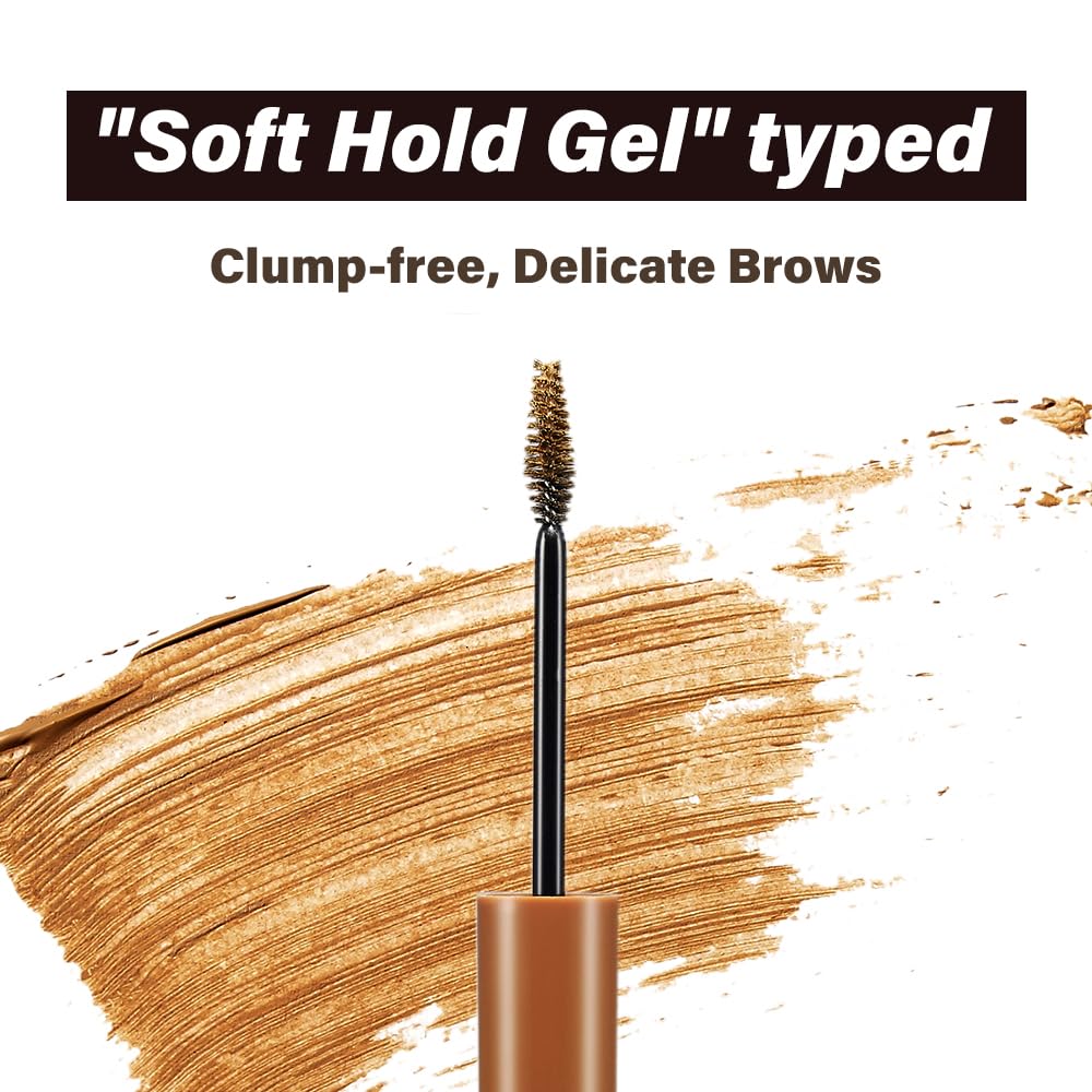 ETUDE Color My Brows Big Size brow mascara nourishes with allantoin, beeswax, and carnauba