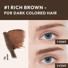 ETUDE Color My Brows Big Size brow mascara three-dimensional effect on brows