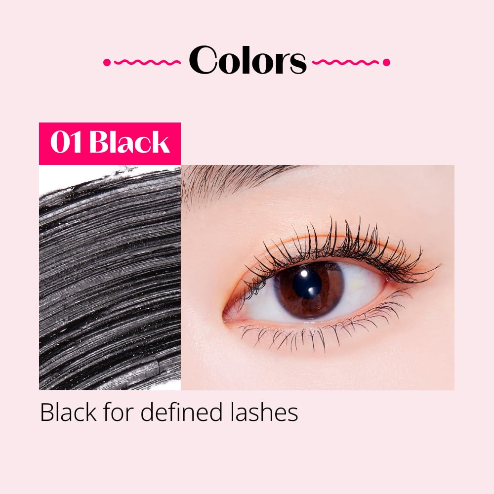 ETUDE Curl Fix Mascara duo pack on vanity highlighting value