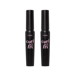 ETUDE Curl Fix Mascara Volume Set Box for dual-pack long-lasting curls