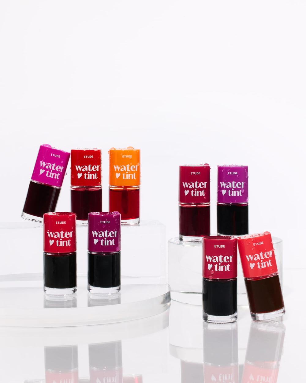Etude Dear Darling Water Tint hydrating berry complex keeps lips comfortable.