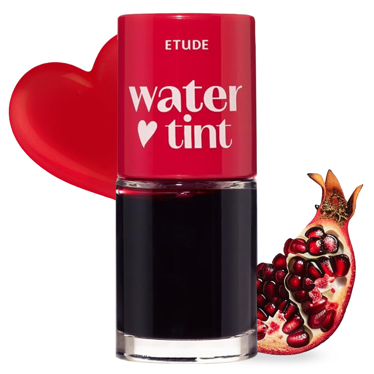 Etude Dear Darling Water Tint bottle in Pomegranate Ade for vibrant, long-lasting color.