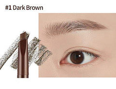 ETUDE Drawing Eye Brow moisturizing formula with Vitamin E supports smooth application.