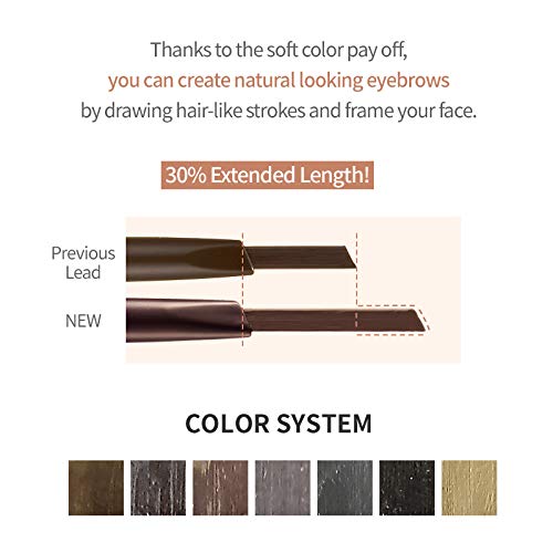 ETUDE Drawing Eye Brow natural color payoff supports effortless daily looks.