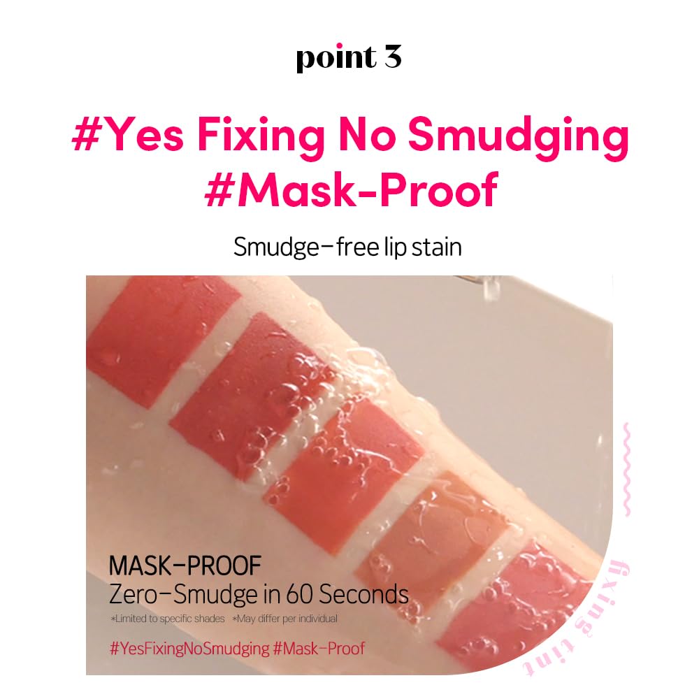 ETUDE Fixing Tint waterproof formula resists humidity for reliable wear
