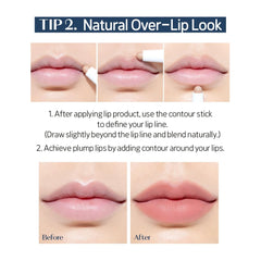 ETUDE Reborn Maker Contour Stick under-eye swatch for brightened definition