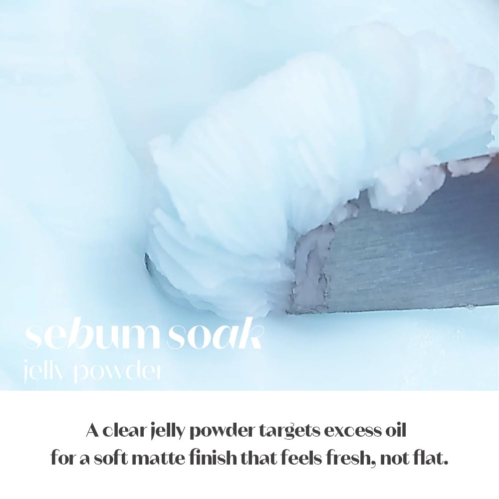 ETUDE SebumSoak Jelly Powder works before or after makeup for balance