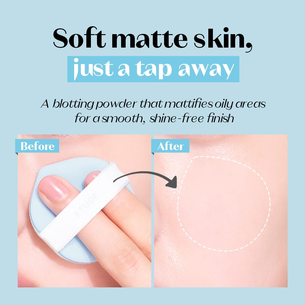 ETUDE SebumSoak Jelly Powder matte finish achieves shine-free complexion