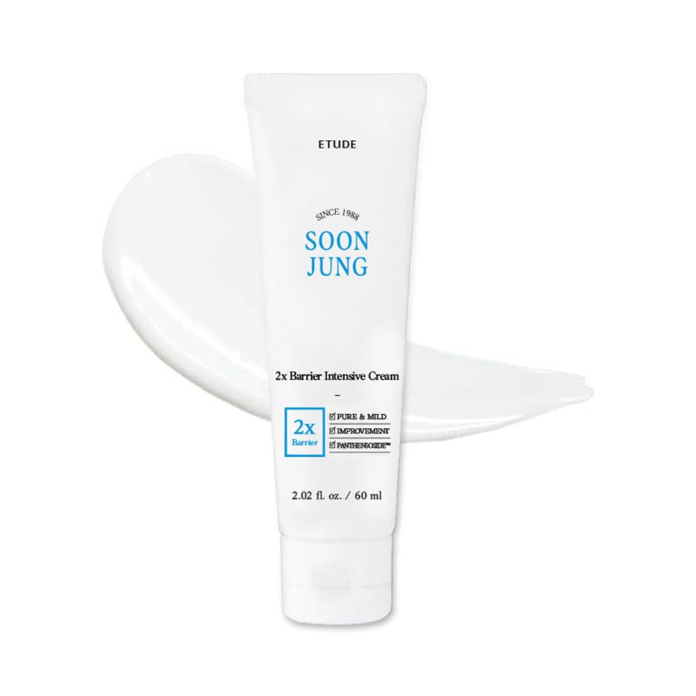 ETUDE SoonJung 2x Intensive Cream bottle showing barrier-support care.