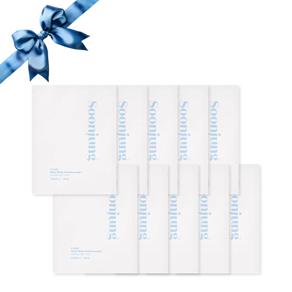 ETUDE SoonJung Panthensoside sheet mask 10pcs pack for gentle hydration