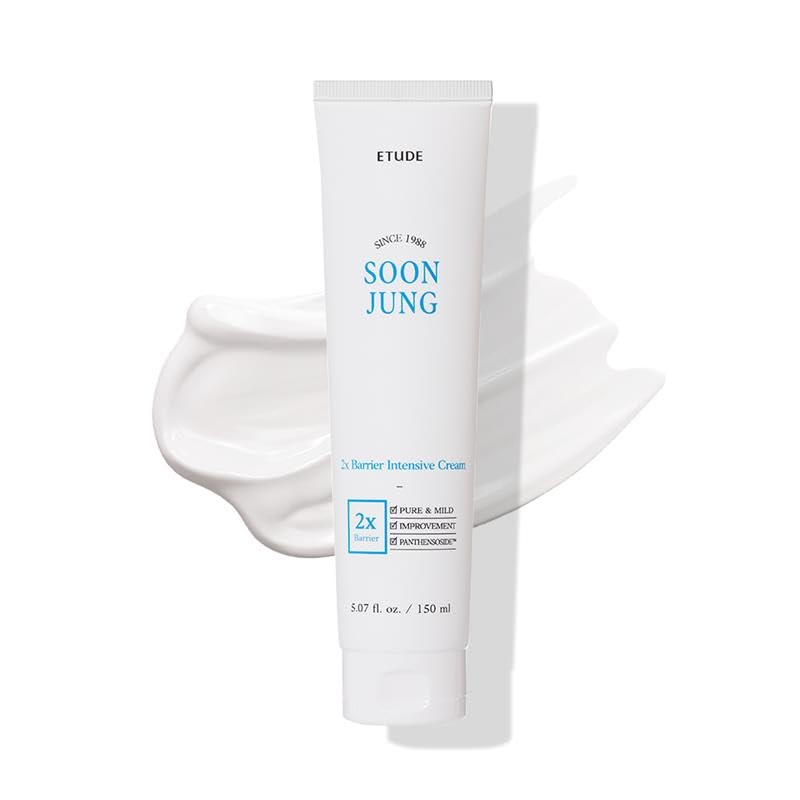 ETUDE SoonJung2x Intensive Cream bottle with rich hydration for sensitive skin.
