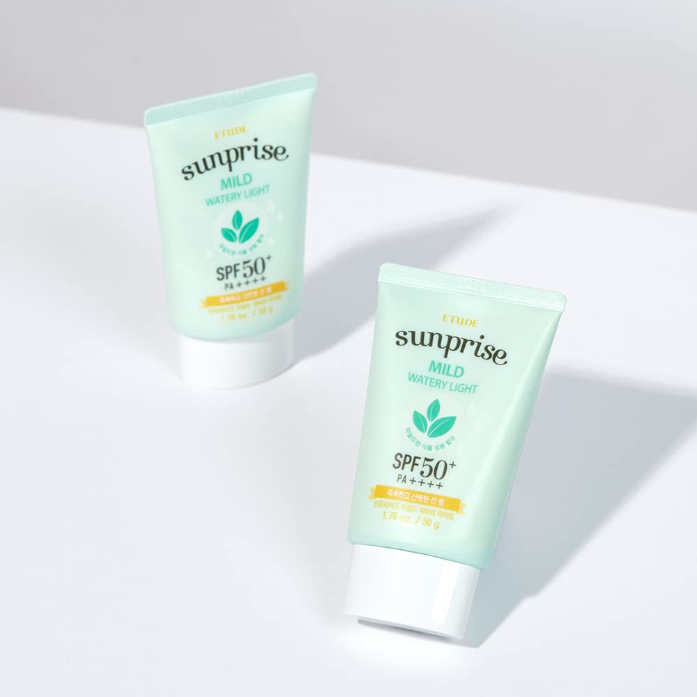 ETUDE Sunprise daytime routine with sunscreen for everyday protection