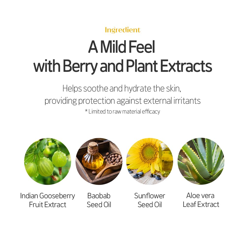 ETUDE Sunprise gentle plant-based formula suitable for sensitive skin types.