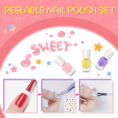 ETYJO 12-color set features glitter and solid shades with stickers.