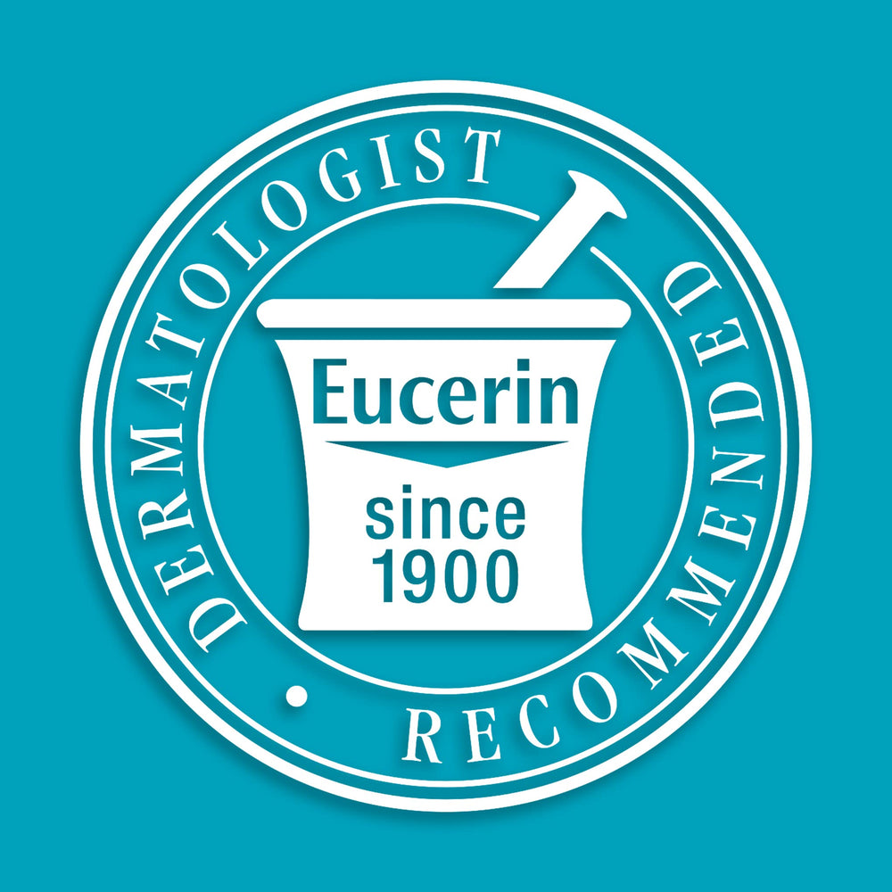Label indicating 48-hour moisture on Eucerin balm