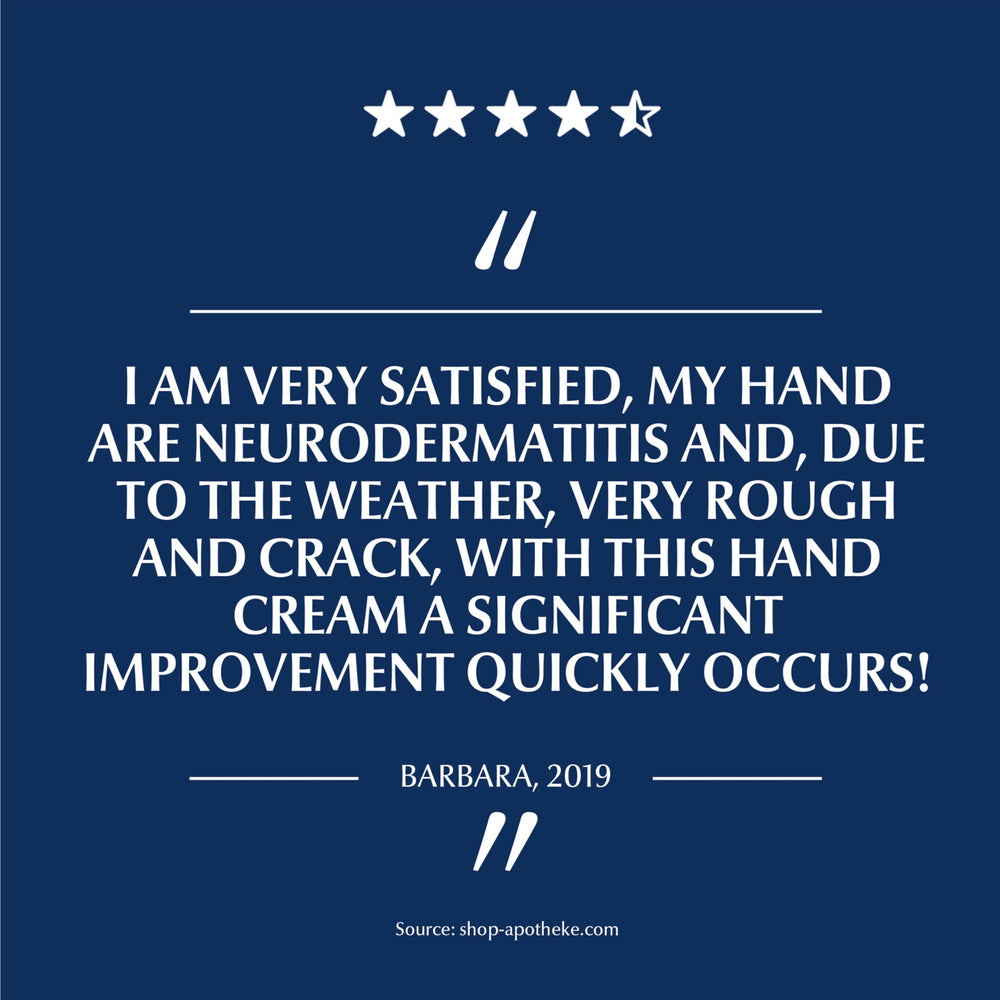 Eucerin Hand Cream application shot demonstrating quick absorption.