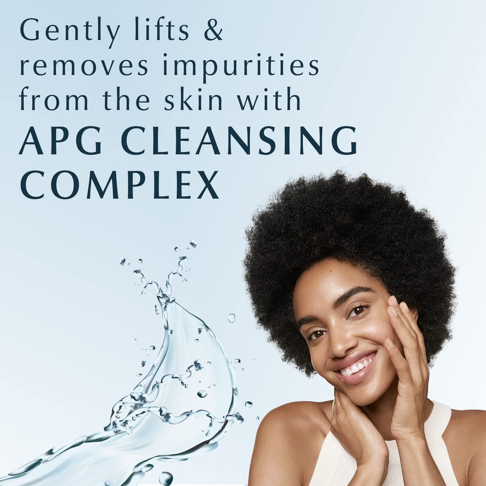 Eucerin Hyaluronic Acid illustration highlights moisture balance in the cleanser