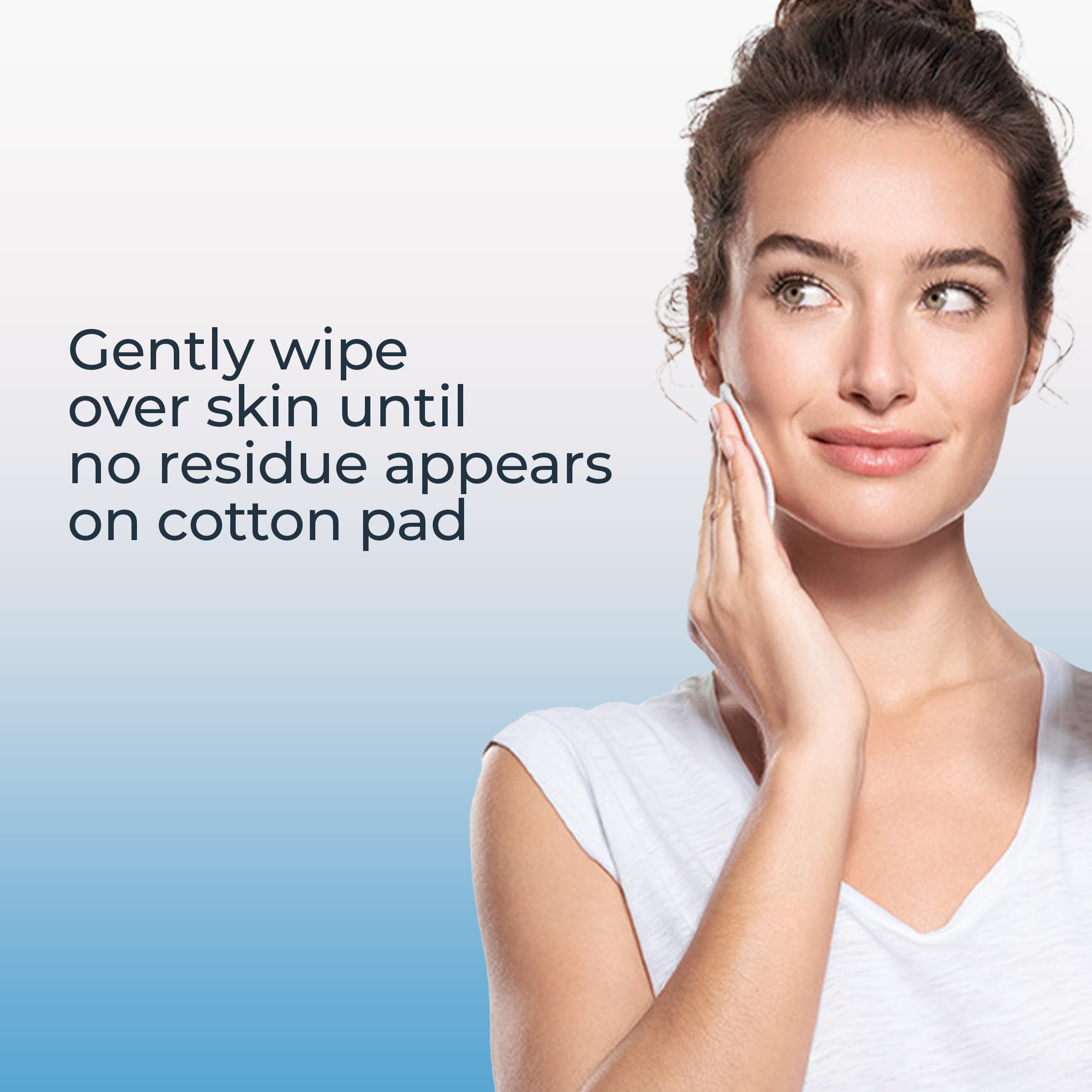 Eucerin micellar water ophthalmologist-tested bottle-back label signals safe for eyes and contacts