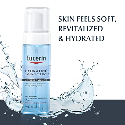 Eucerin Sensitive-skin closeup suggests gentle cleansing for delicate skin