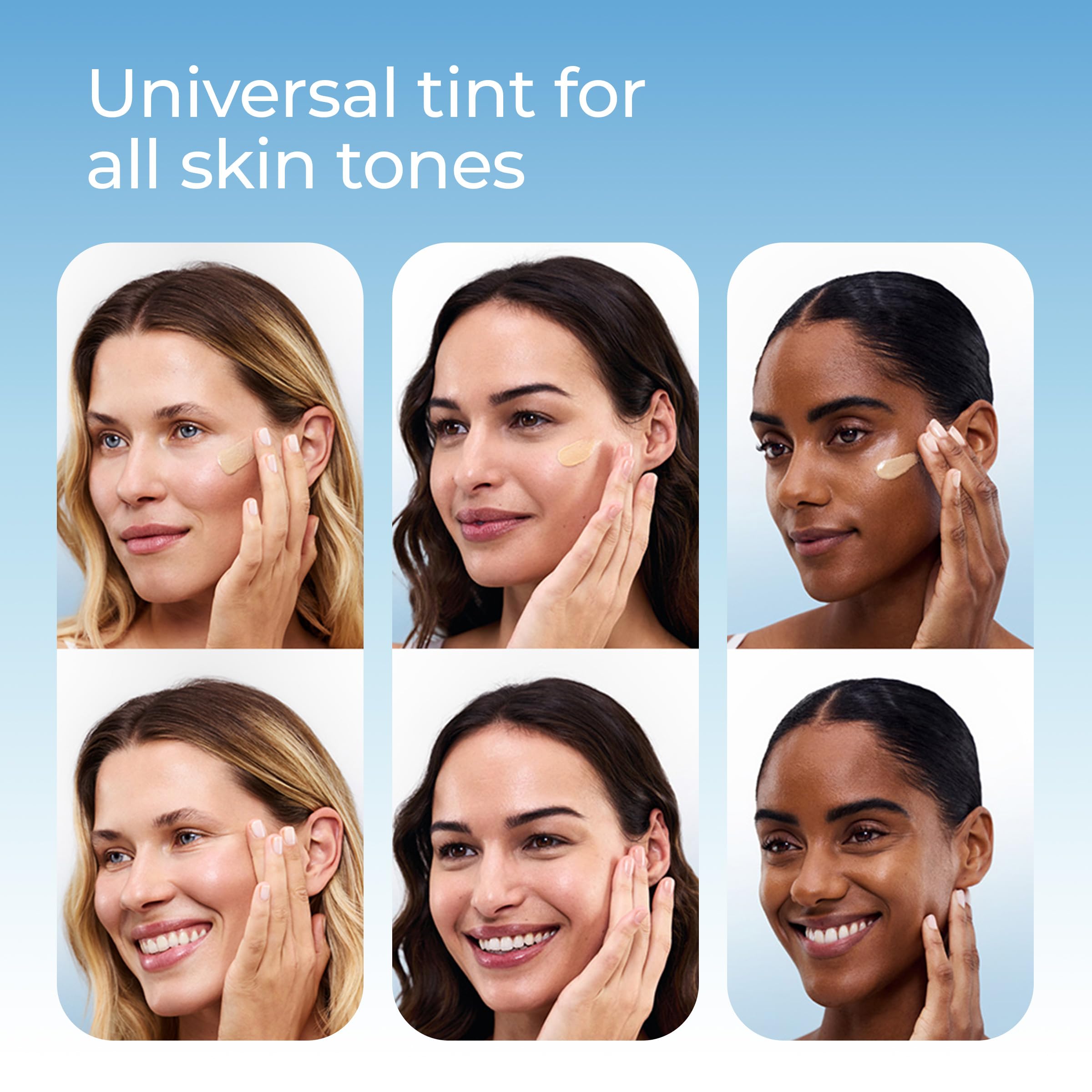 Close-up highlighting 5 AOX Shield antioxidants in the Eucerin formula.