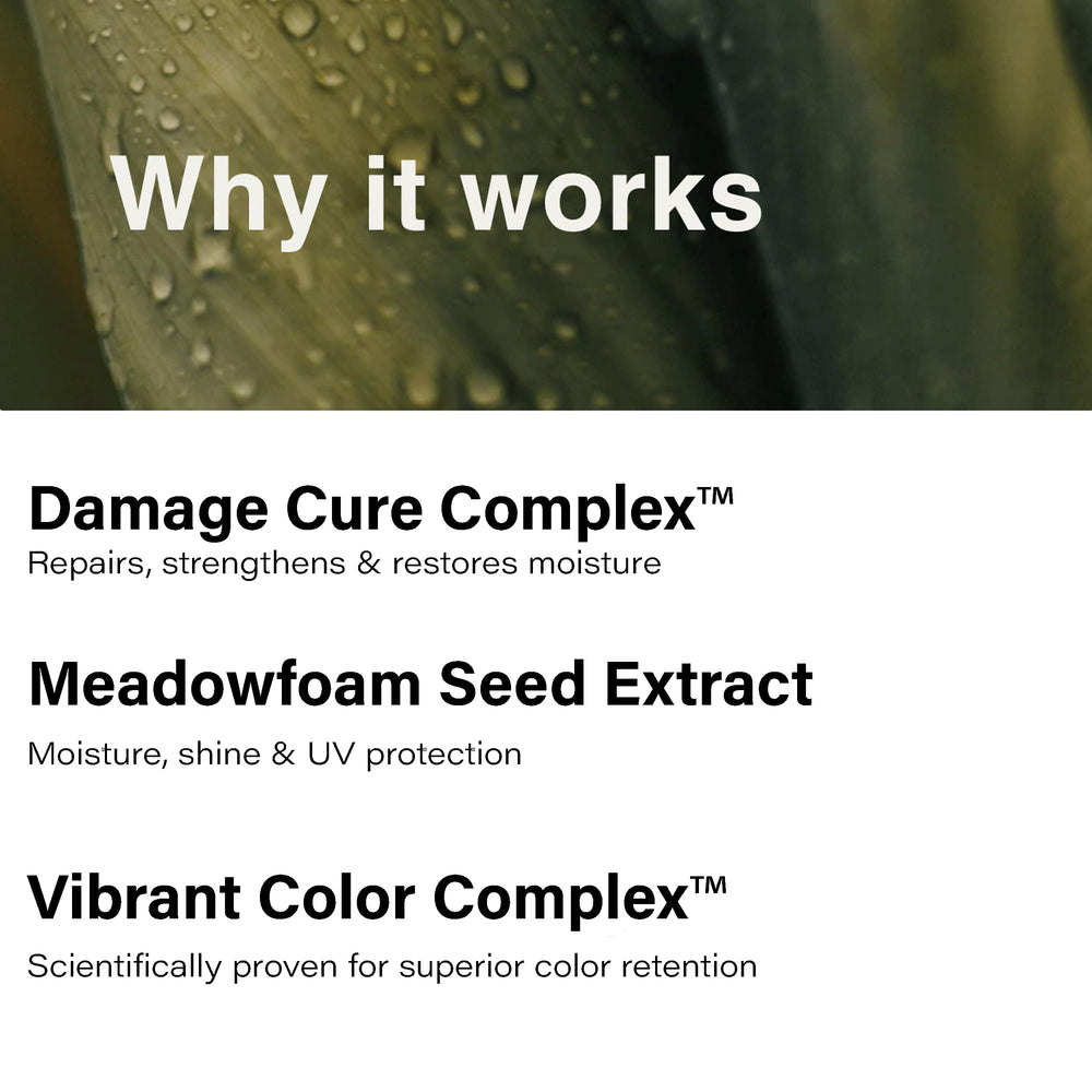 Eufora Bodifying Conditioner bottle bathed in light suggests color retention and strength.