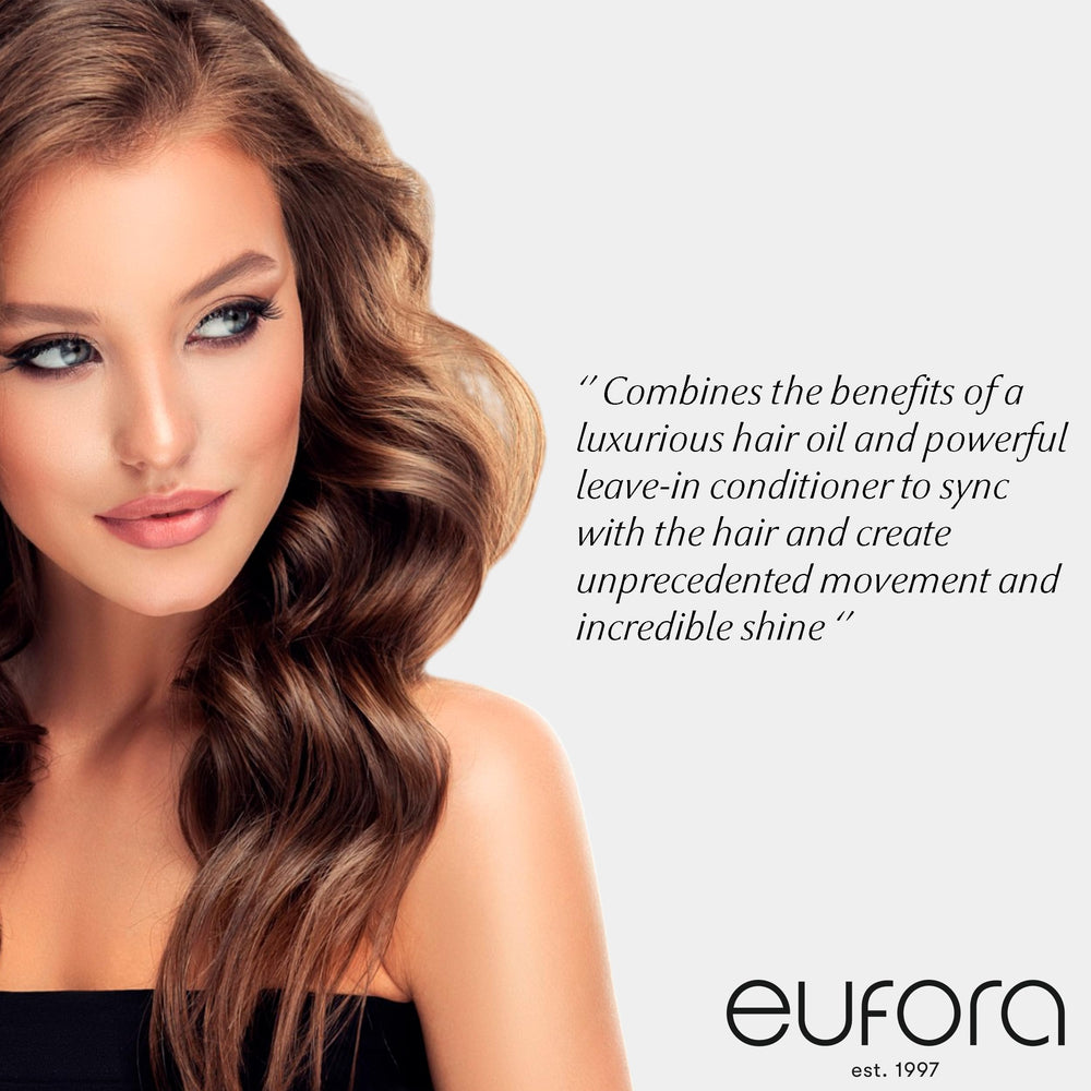 Eufora Elixirone close-up showing silky texture after application