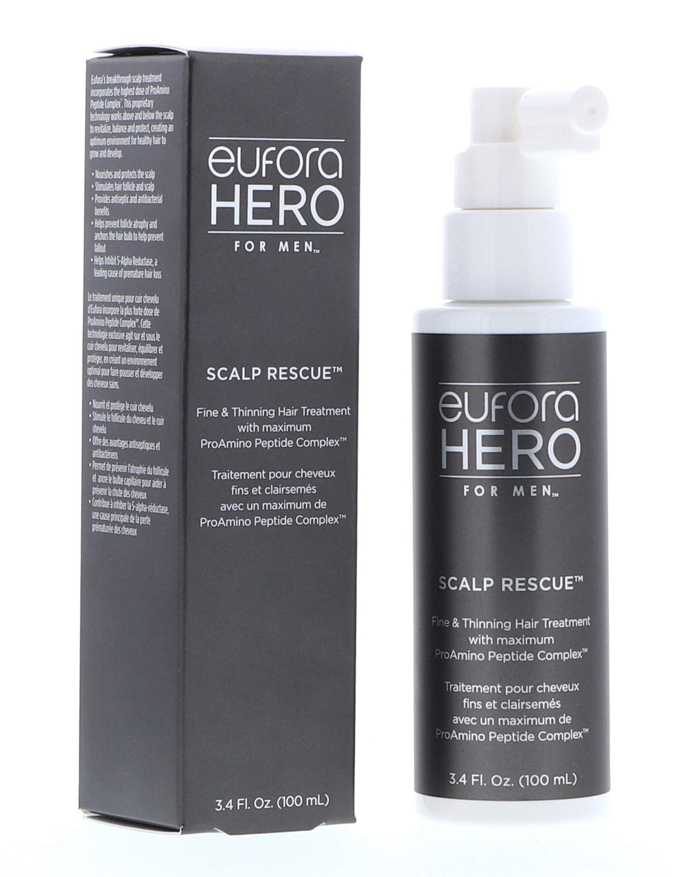 Eufora Hero for Men Scalp Rescue bottle for daily thinning hair care