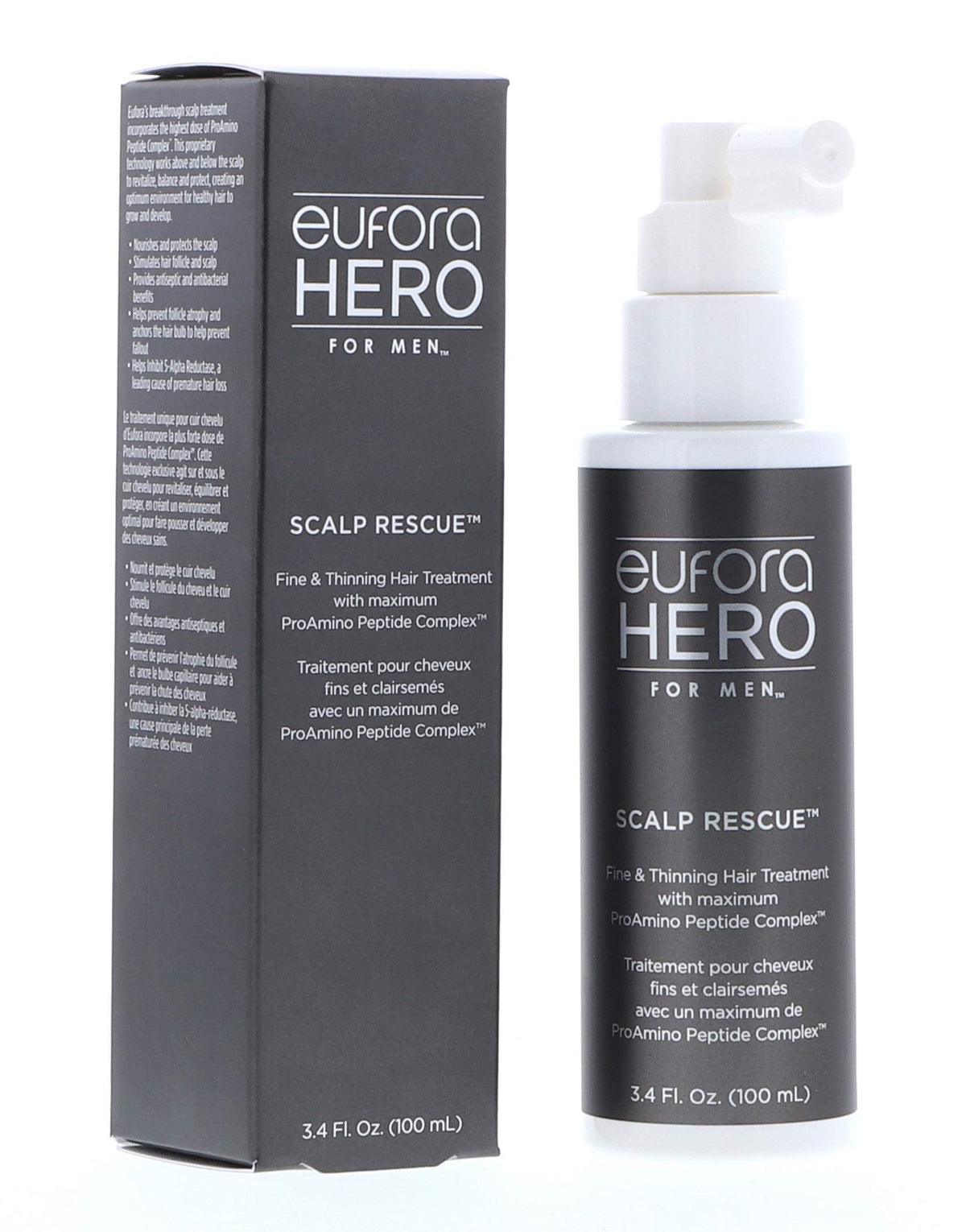 Eufora Hero for Men Scalp Rescue bottle for daily thinning hair care